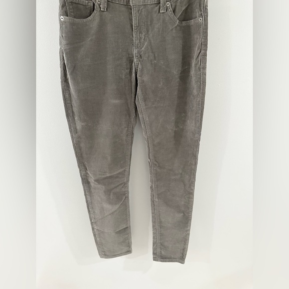 Lucky Brand Brooke Skinny Corduroy Pants Gray Size 8/29 - Picture 5 of 7
